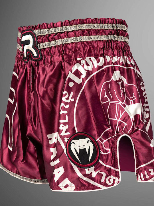 Σορτσάκια Venum X Rajadamnern Muay Thai Shorts Burgundy