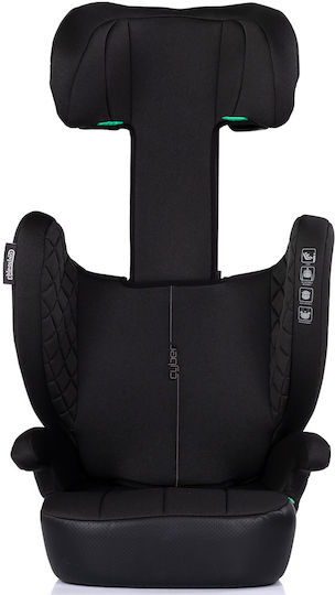 Chipolino Cyber Детско Столче за Кола High-back Booster i-Размер Черно 15-36 кг