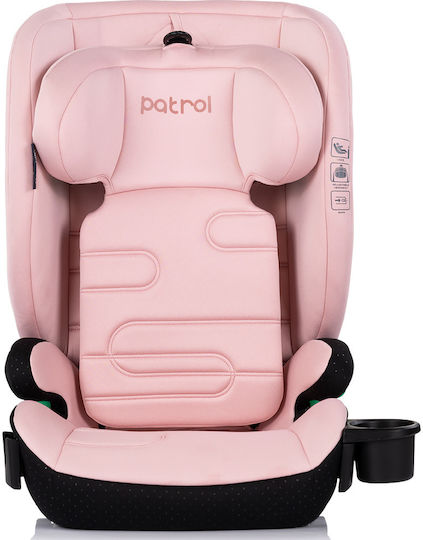 Chipolino Patrol Baby Car Seat i-Size with Isofix Powder Pink 15-36 kg