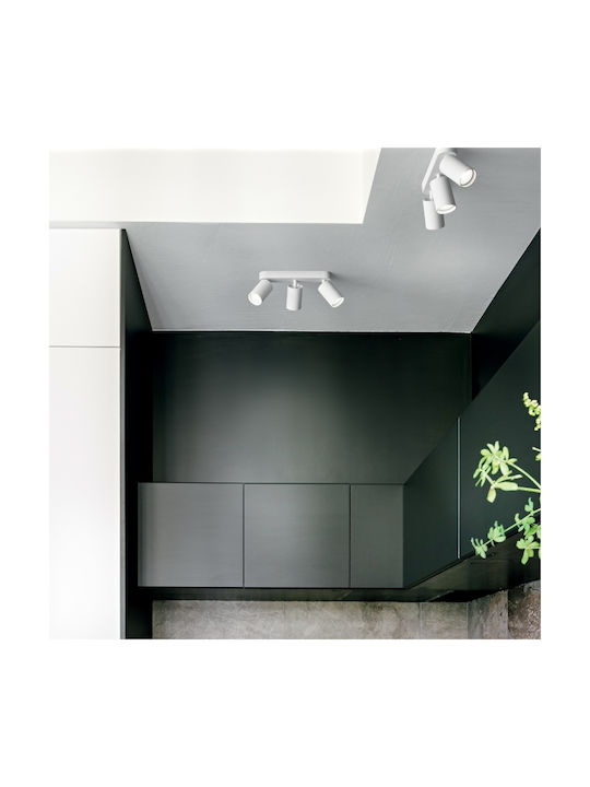 Ideal Lux Τριπλό Σποτ σε Λευκό Χρώμα