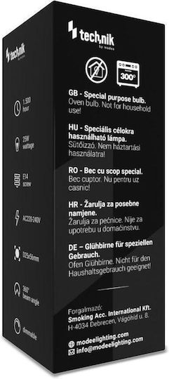 Technik Lămpă Specială Cuptor T25 25w E14 41.005.0003
