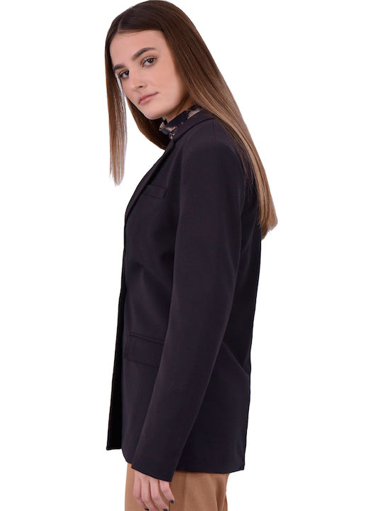 Silvian Heach Women's Blazer Black