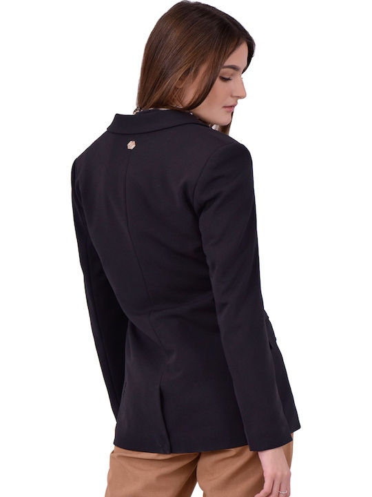 Silvian Heach Women's Blazer Black Silvian Heach Women's Blazer Black