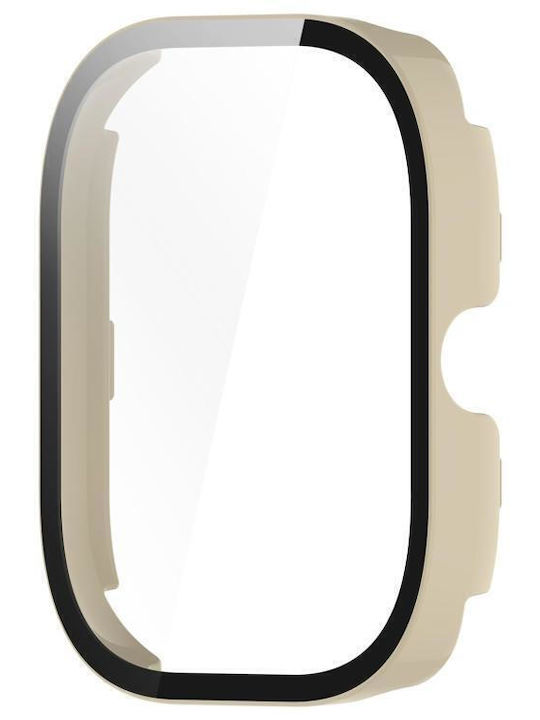 Redmi Watch 4 Xdfind Gehärtete Folie Integrierter Pc Watch Schutzabdeckung Elfenbein