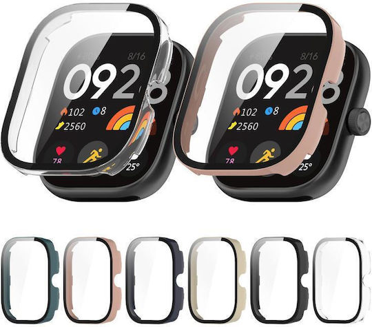 Redmi Watch 4 Xdfind Gehärtete Folie Integrierter Pc Watch Schutzabdeckung Schwarze