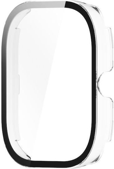 Redmi Watch 4 Xdfind Gehärtete Folie Integrierter Pc Watch Schutzcover Transparent Weiß