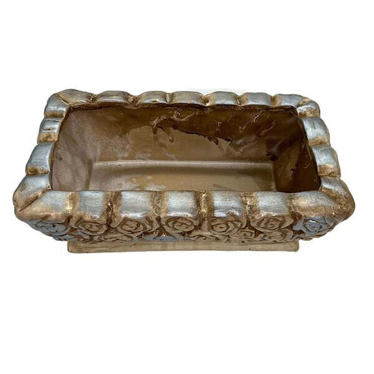 Velve Decorative Bowl Ecru 26x13.5x14cm