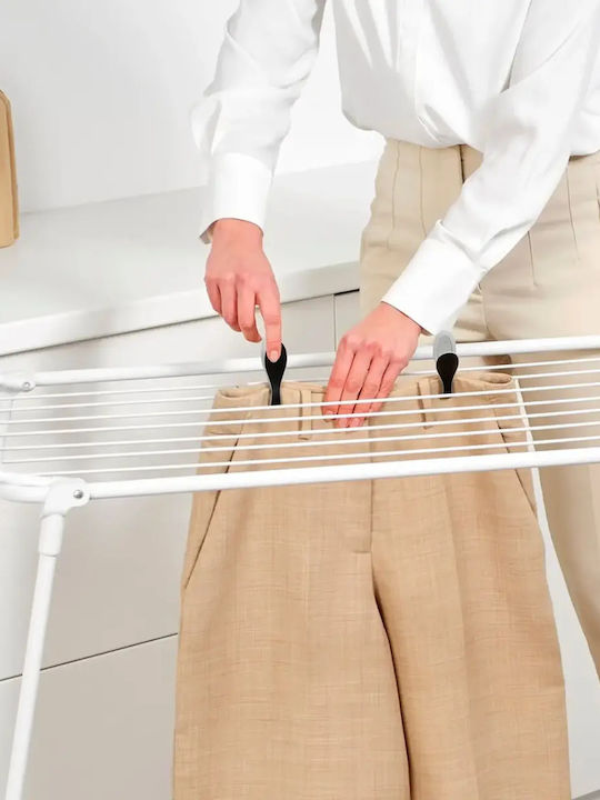 Brabantia Folding Floor Clothes Drying Rack with Hanging Length 18m