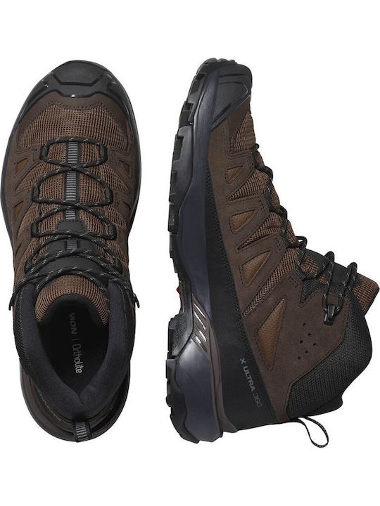 Salomon X Ultra 360 Men's Hiking Boots Brown