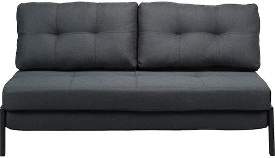 Pakketo Fancy Doppelsitzer Sofa Bett Anthrazit 150x92x77cm