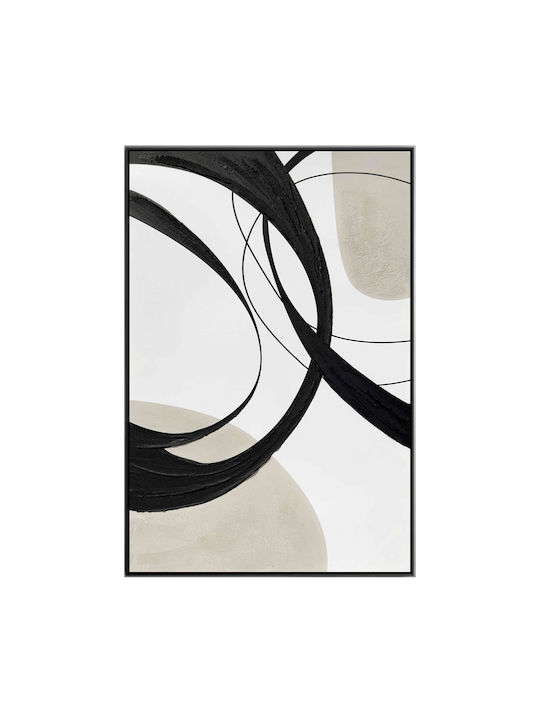 Actio Ii 386692 – Acrylic Painting 80x120cm Black Frame