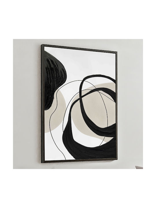 Actio I 386548 – Acrylic Painting 80x120cm Black Frame