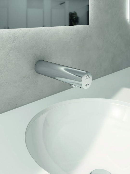 Ideal Standard Sensorflow A7562aa Wall Mounted Sink Faucet Silver Chrome Glossy