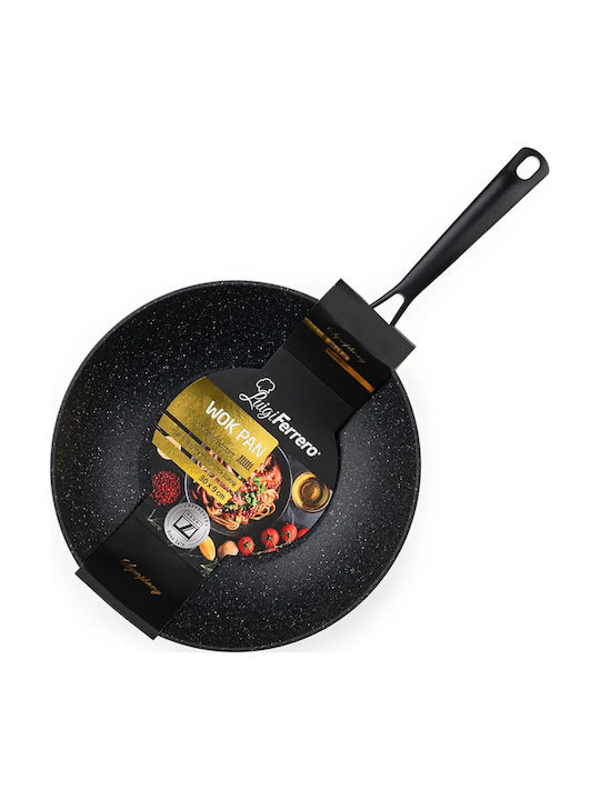 Luigi Ferrero Symphony Wok Aluminum with Non-Stick Interior Coating 30cm