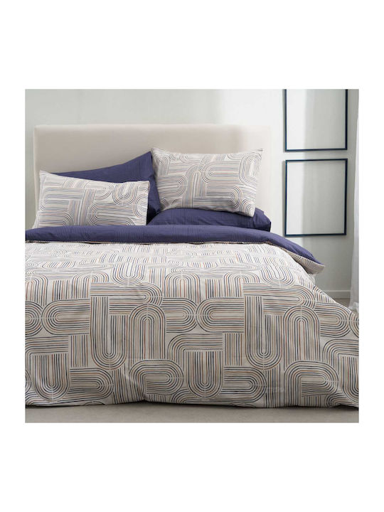 Vesta Home Πάπλωμα Υπέρδιπλο 230x240εκ. Lorena Καφέ