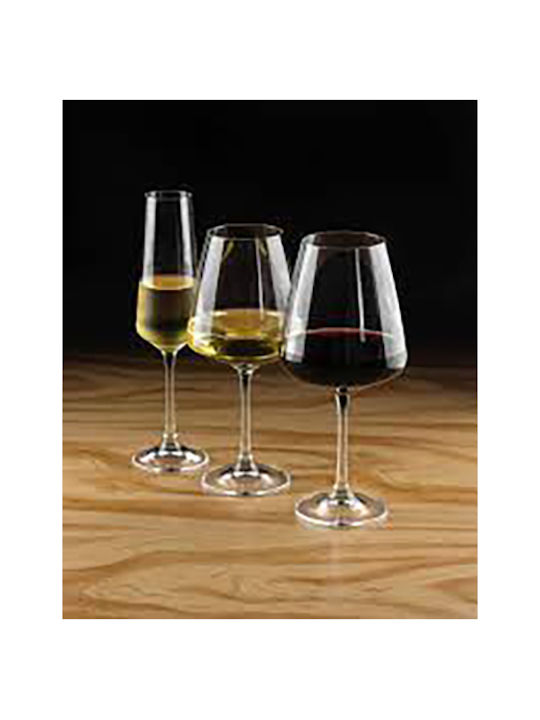 XM-Casa Set of Glasses Water made of Crystal 610ml 6pcs