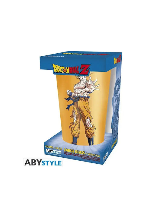 Abysse Dragon Ball Z Super Glass Water made of Glass in Yellow Color 400ml