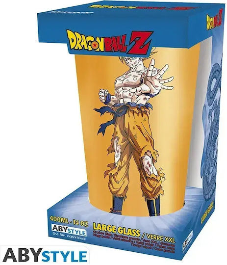 Abysse Dragon Ball Z Super Pahar Pentru Apă Din Sticlă Galben 400ml