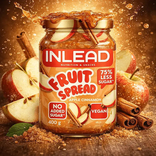 Inlead Fruit Spread Apple Cinnamon Χγ 400ml