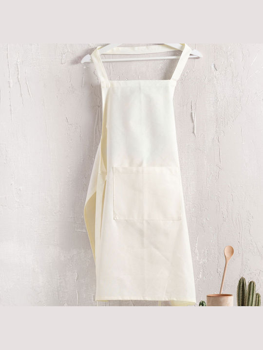 Rythmos Daily Apron White 85x60cm