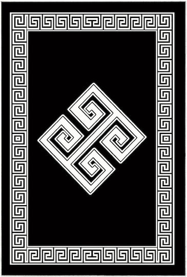 L'Εssentiel Maison Bath Mats Set 299ANR1650 Black-white 2pcs