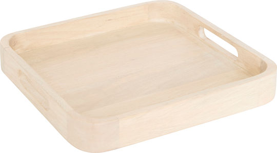 Marva Ξύλινος Δίσκος Σερβιρίσματος 34x34x4cm Marva Ξύλινος Δίσκος Σερβιρίσματος 34x34x4cm