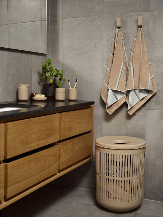 Zone Denmark Ume Coș de rufe Plastic 40x40x54cm Maro