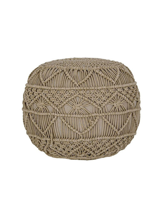 Fylliana Sitzsack Hocker Wasserdicht Beiges 45x45x40cm