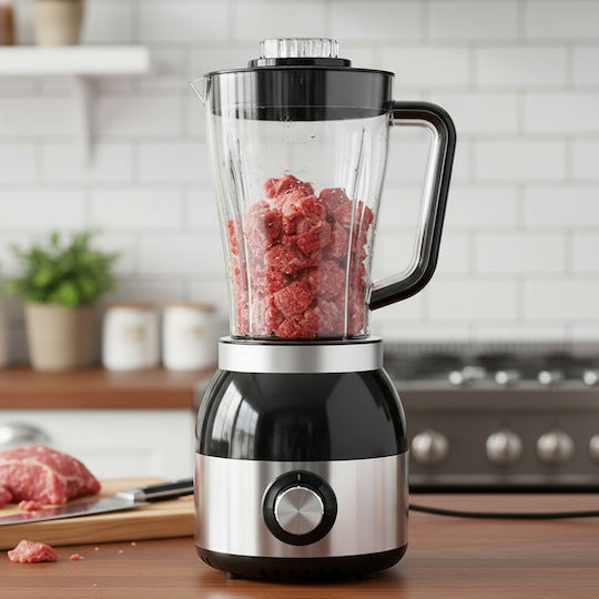 Avizar Blender Cu Cană Din Plastic 1,8 L 350W Negru TX-8604