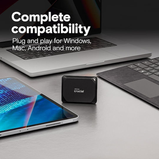X10 Pro USB-C 3.2 Εξωτερικός SSD 4TB 2.5" Μαύρο