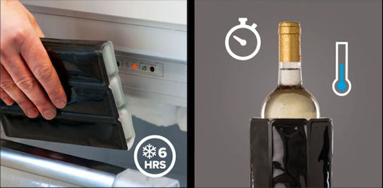Vacu Vin Eisbeutel Weinkühler 1 Liter 14,5x17 cm 2696.1007198