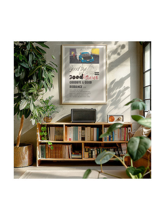 Music Poster Goodbye & Good Riddance Juice Wrld Ms513 21cm X 30cm White Frame Pvc
