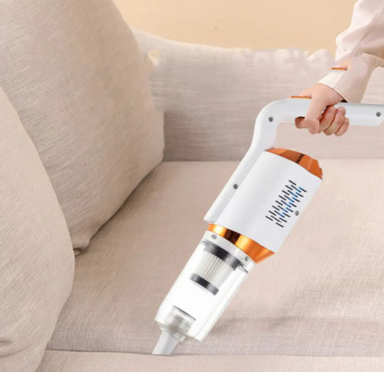 Rechargeable 2 in 1 Stick & Handheld Vacuum White