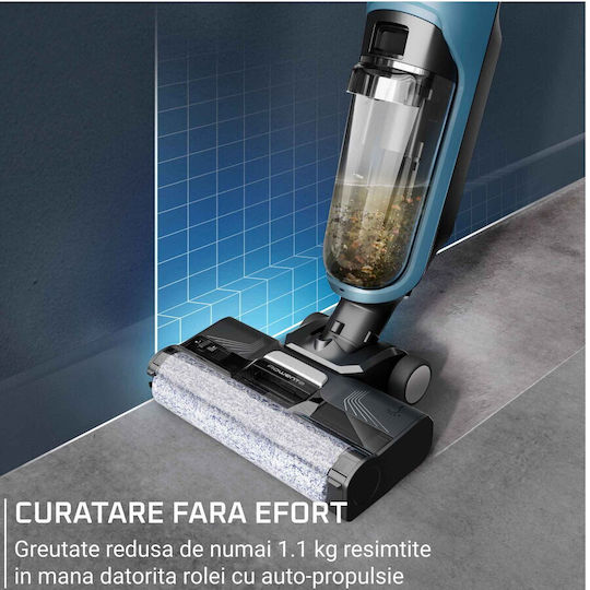 Rowenta X-clean Επαναφορτιζόμενη Σκούπα 2 σε 1 Stick & Χειρός Μπλε