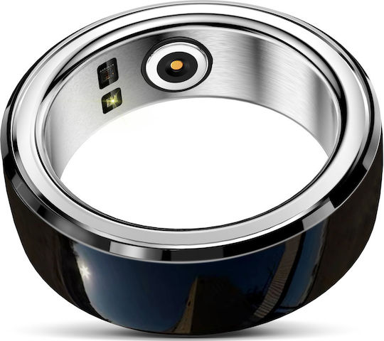 Fashion Smart Ring 18mm mit Pulsmesser Schwarz