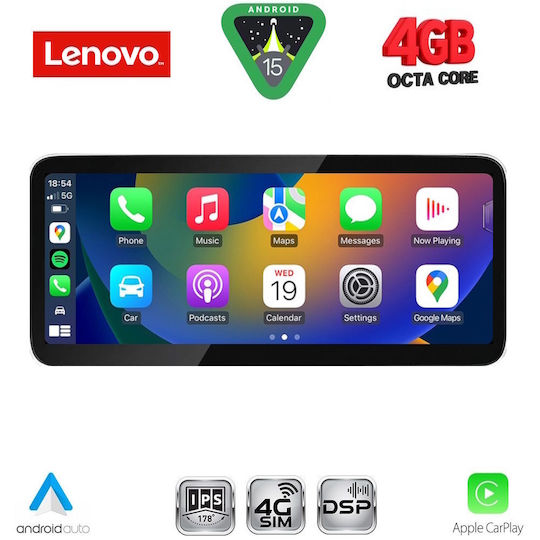 Lenovo Ηχοσύστημα Αυτοκινήτου για Mercedes-Benz B Class 2012-2015 (Bluetooth/USB/WiFi/GPS/Apple-Carplay/Android-Auto) με Οθόνη Αφής 10.33"