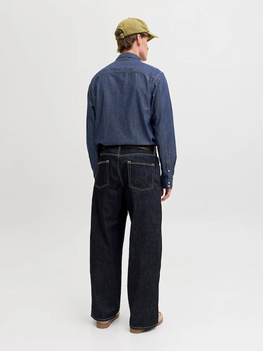 Jack & Jones Τζιν Πουκάμισο Dark Denim