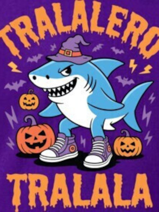 Hanorac Copii cu Glugă Purple