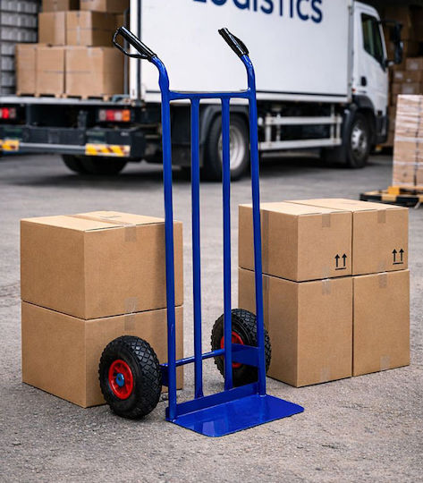 Axion Καρότσι Μεταφοράς για Φορτίο Βάρους έως 180kg σε Μπλε Χρώμα