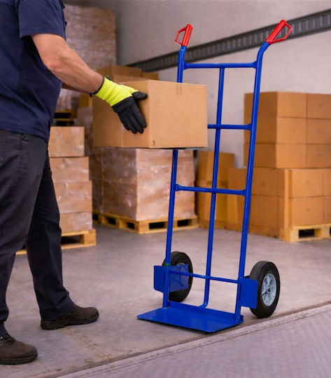 Axion Καρότσι Μεταφοράς για Φορτίο Βάρους έως 150kg σε Μπλε Χρώμα