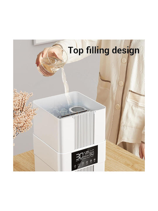 Lumini LED Dispozitiv de aromaterapie cu telecomandă și temporizator Alb 300ml ZW1K443QWS5J Lumini LED Dispozitiv de aromaterapie cu telecomandă și temporizator Alb 300ml ZW1K443QWS5J