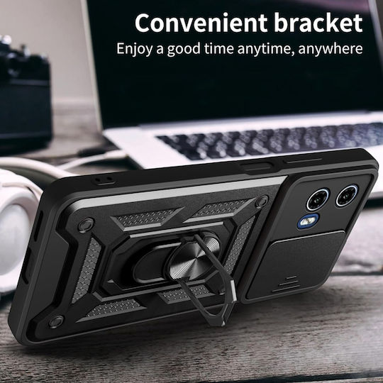Magnetic Back Cover Black (Moto G31)