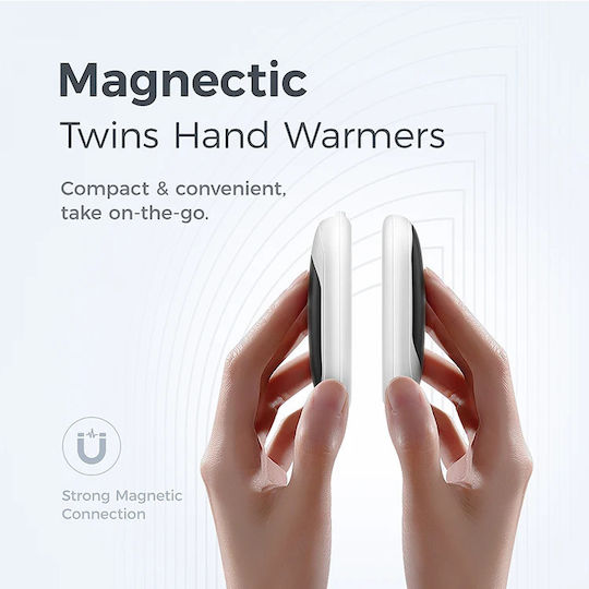 Ocoopa Portable Hand Warmers 2 in 1 Ut3 Lite Magnetic Rechargeable 10w 3 Heating Levels Blue Black