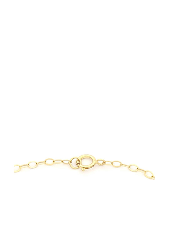 Kids Bracelet ID from Gold 9K with Butterfly