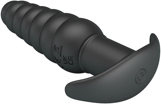 Pretty Love Anal Plug with Vibration Black