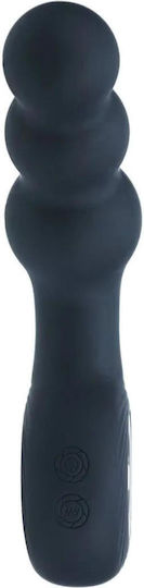 Shots Beaded Anal Vibrator Black