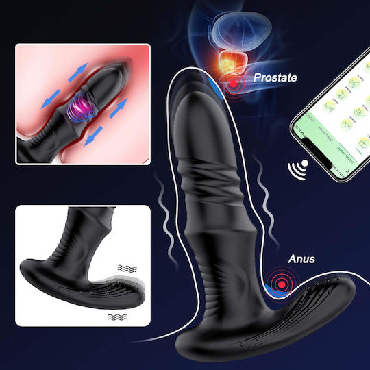 Lovesecret Vibrator Anal cu Funcție Wireless Negru