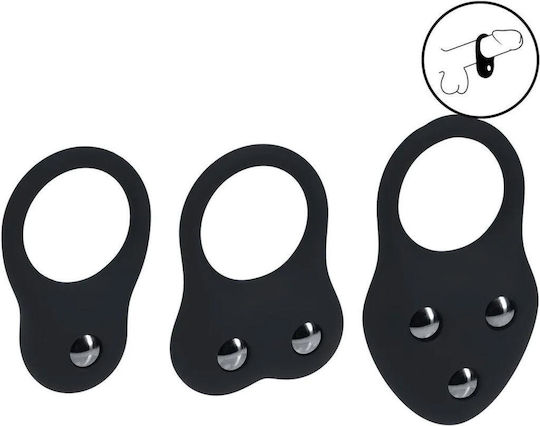Shots Anal Plugs Set Small Black