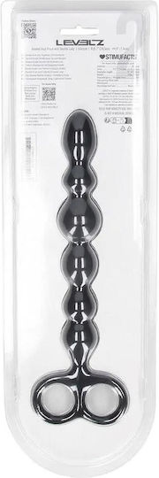Shots Beaded Anal Beads Black