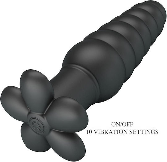 Pretty Love Plug Anal Cu Vibrație Negru 11cm